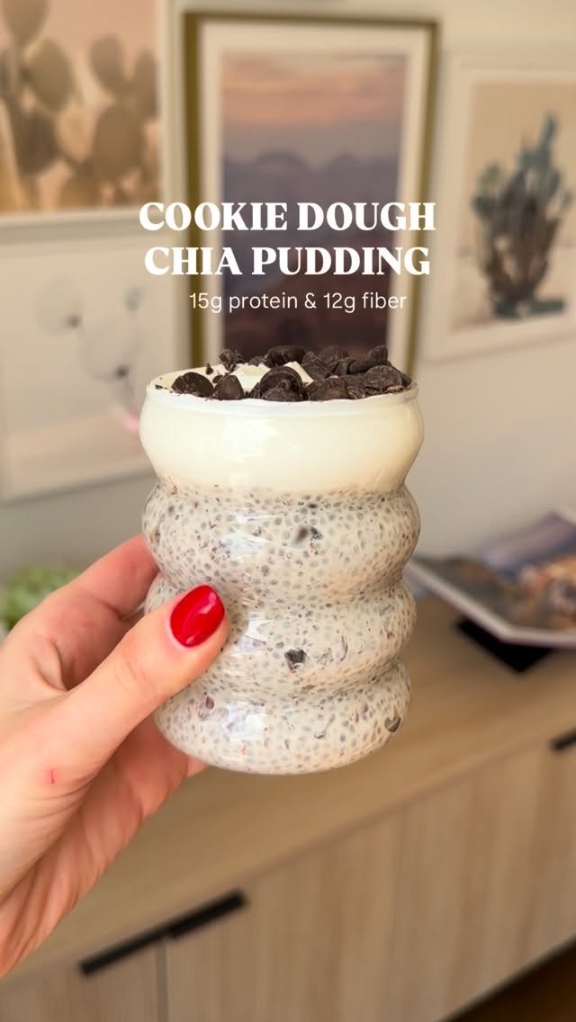 choosingchia 게시물 이미지: Cookie Dough Chia Pudding [recipe in...