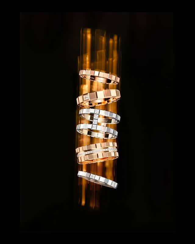 chopard 게시물 이미지: Made for summer nights.
Stack Ice Cube rings,...