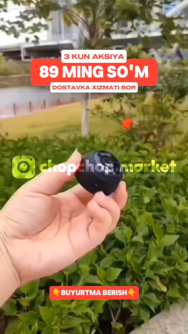 chopchop.market 게시물 이미지: 📹 Simsiz mini kamera - xavfsizligingiz...