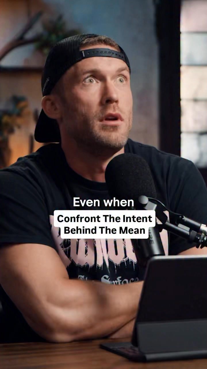 chriswillx 게시물 이미지: Confront The Intent Behind The Mean