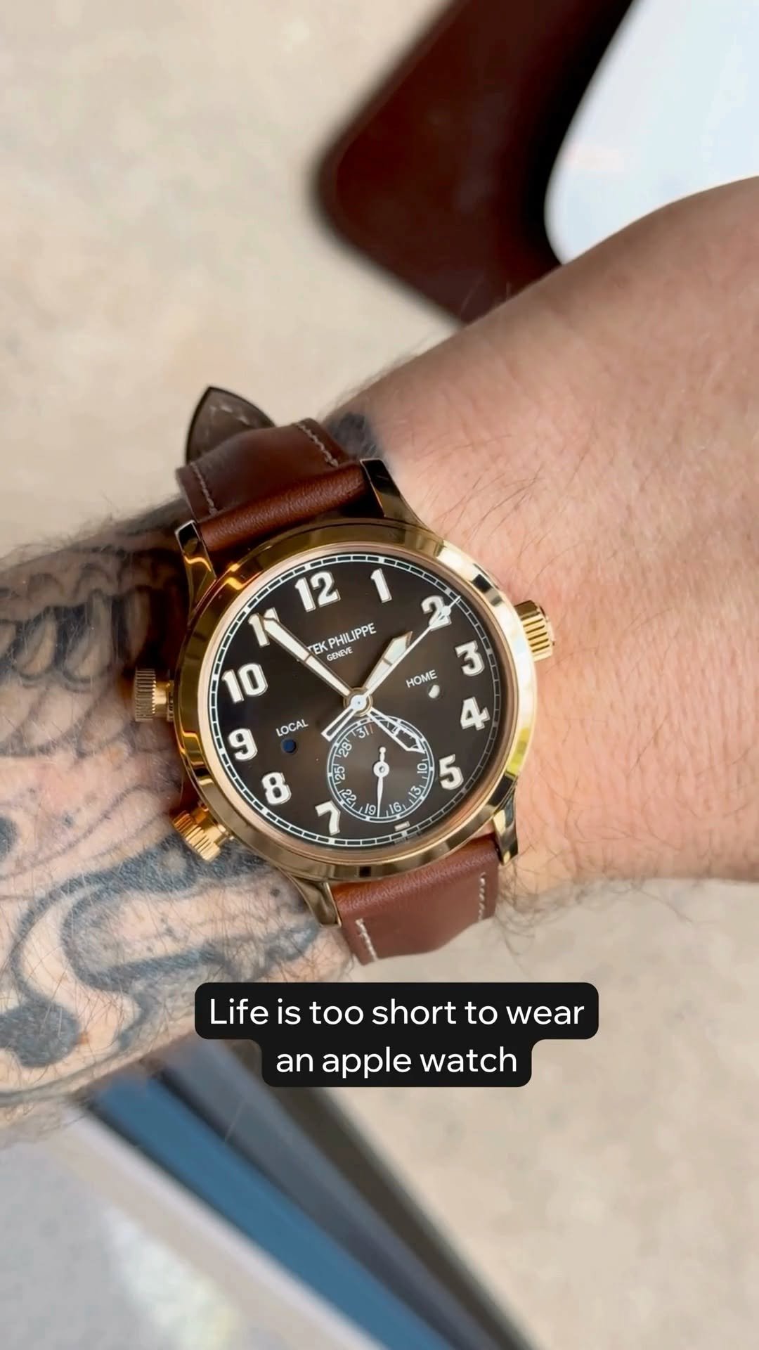 chrono24 게시물 이미지: Life is too short to wear an apple watch...