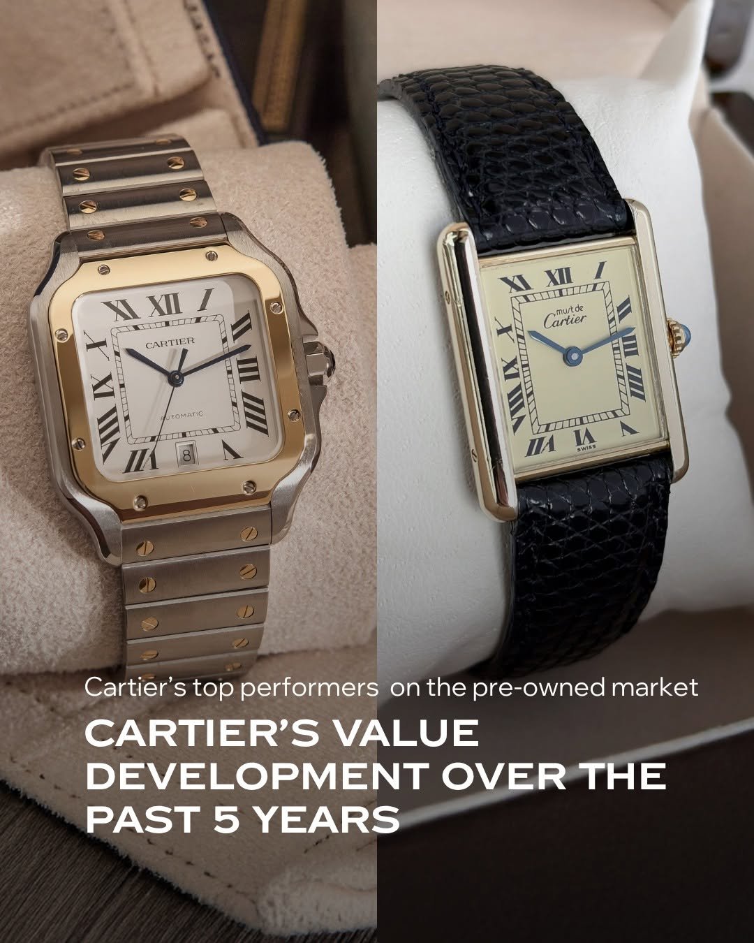 chrono24 게시물 이미지: Cartier isn’t following trends right now -...