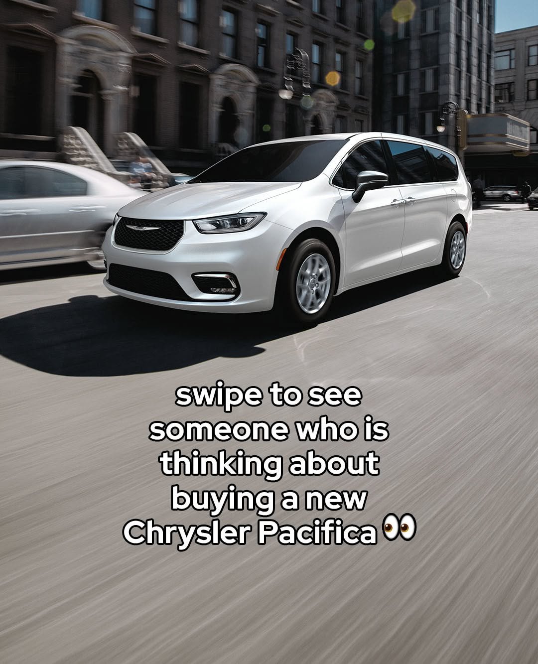 chrysler 게시물 이미지: The minivan thoughts are getting louder, huh?