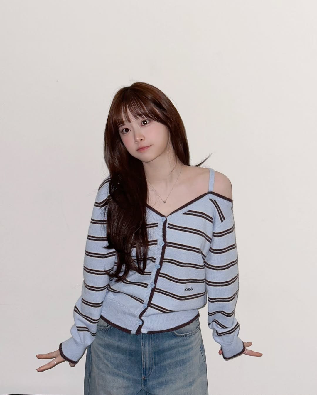 Photo by 𝗖𝗛𝗨𝗨 on March 07, 2026. May be an image of one or more people, hair, top, turtleneck and text.