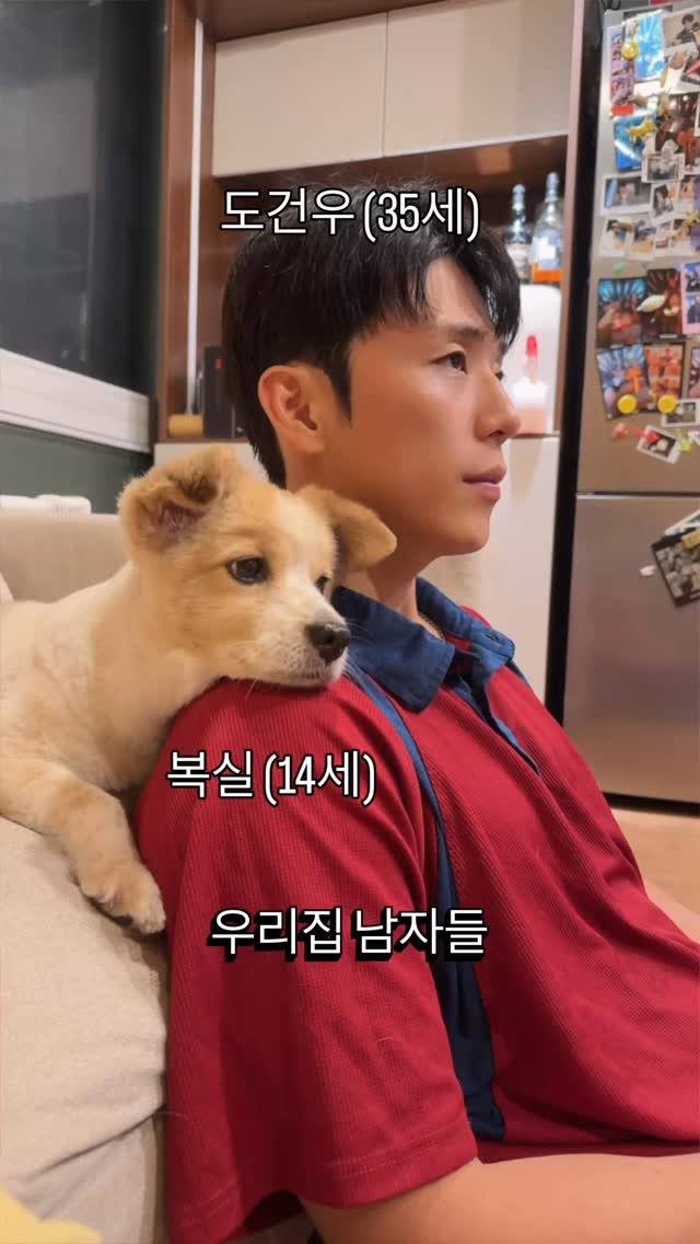 cinesun 게시물 이미지: ⭐️우리집 남자들⭐️
도건우와 복실