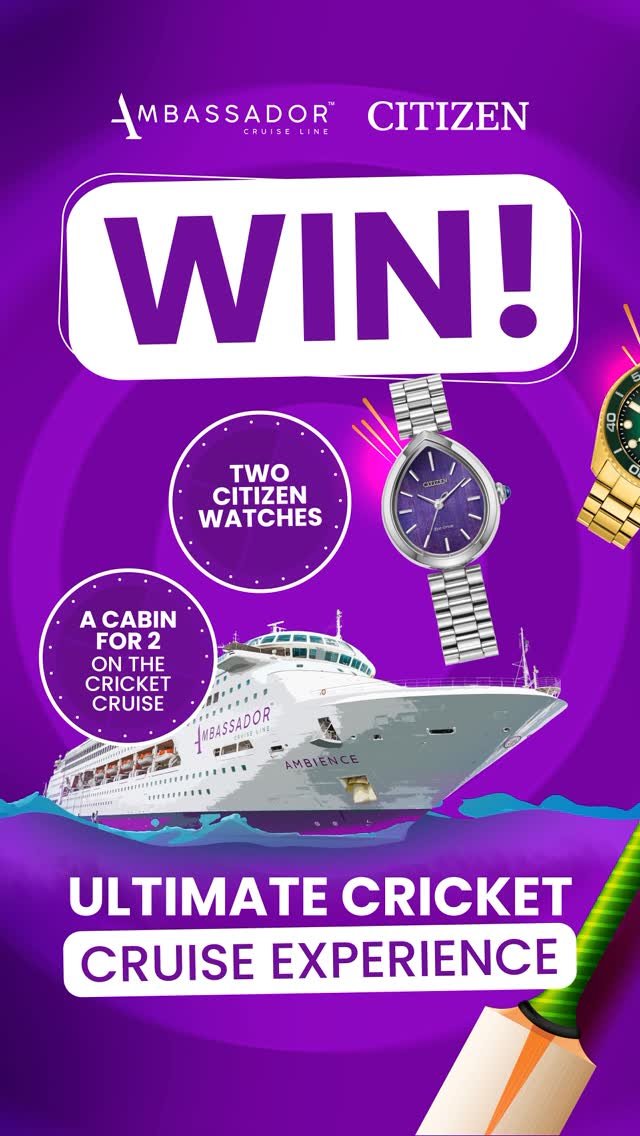 citizenwatch 게시물 이미지: Enjoy the warmest welcome at sea with the...