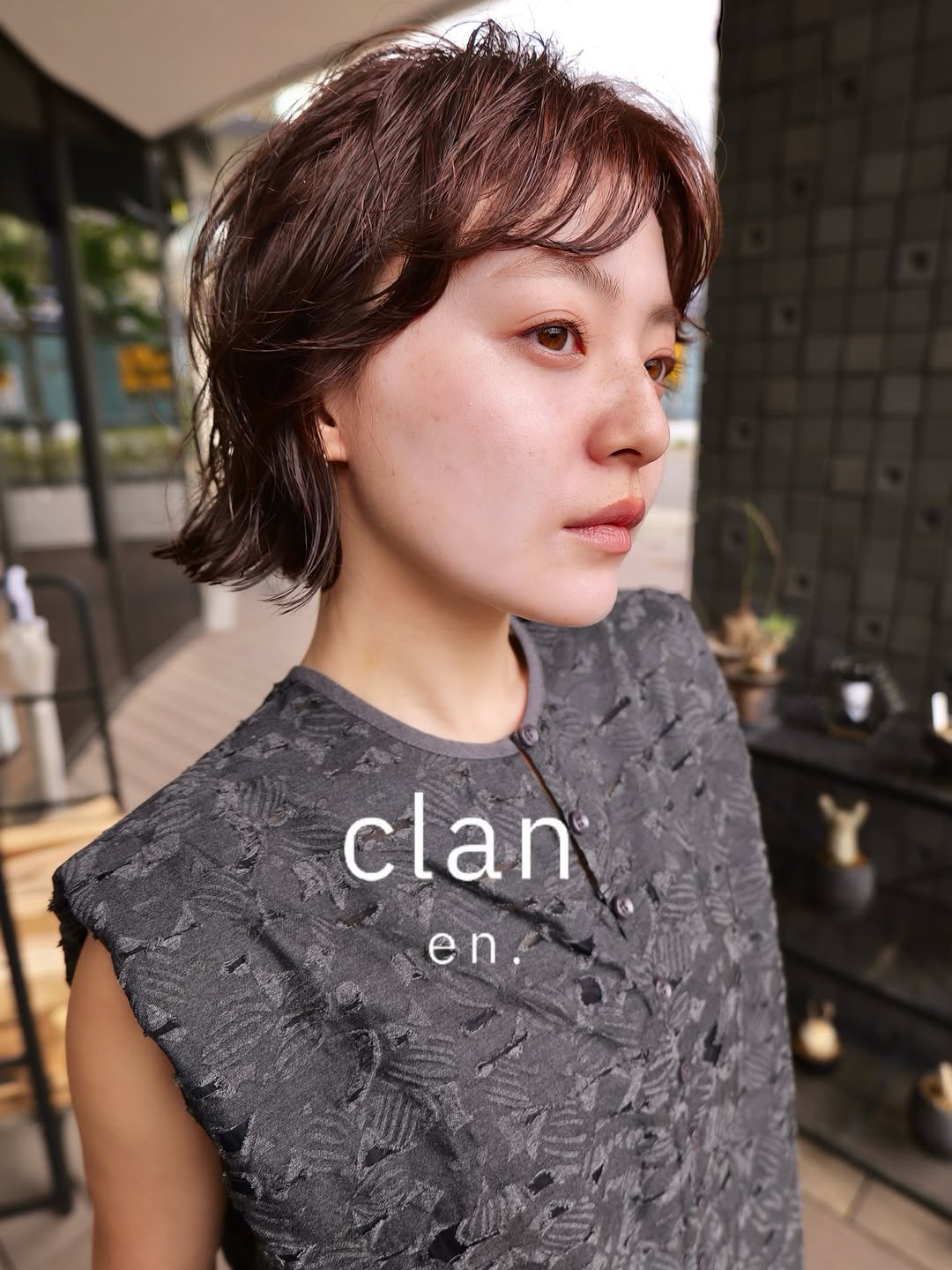 clan_en_kamiya 게시물 이미지: ゆるっとくしゃっとボブ😌
ボブパーマも人気です
@clan_en_ 
たまプラーザ駅徒歩２分