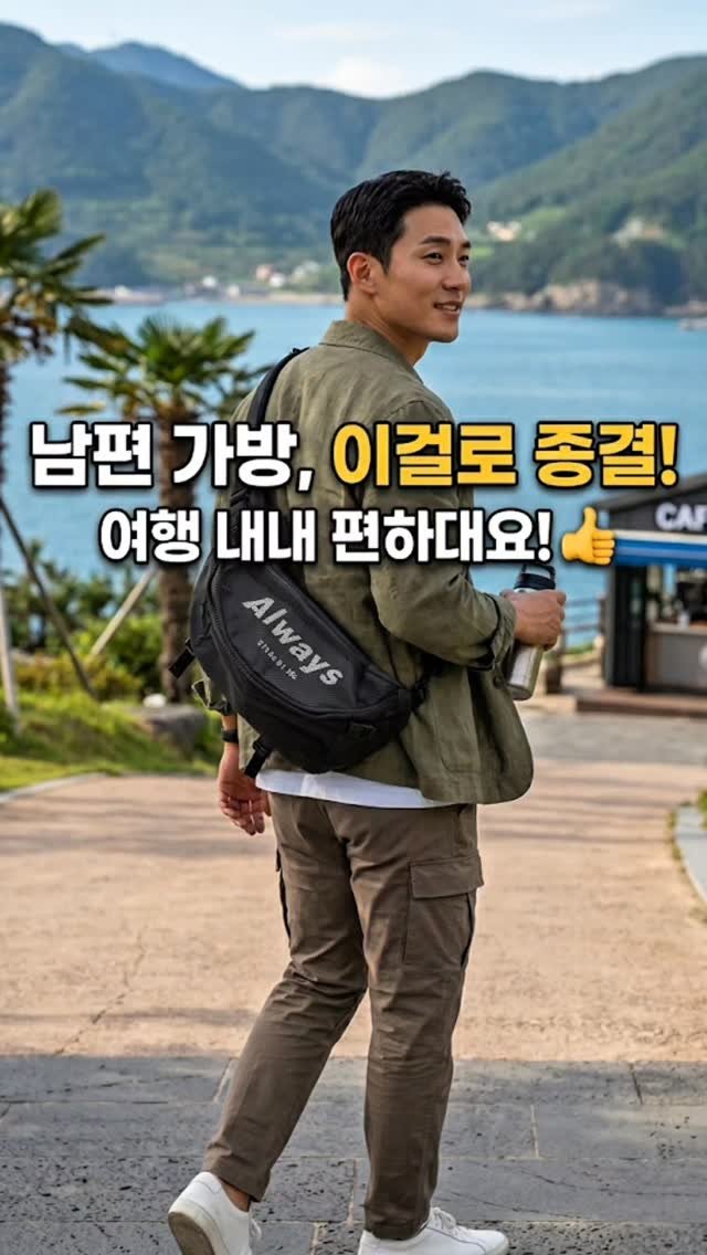 clara_glambeauty 게시물 이미지: #협찬 

이번 여행, 남편 가방 고민은 '슬링백 올웨이즈' 하나로 완벽하게...