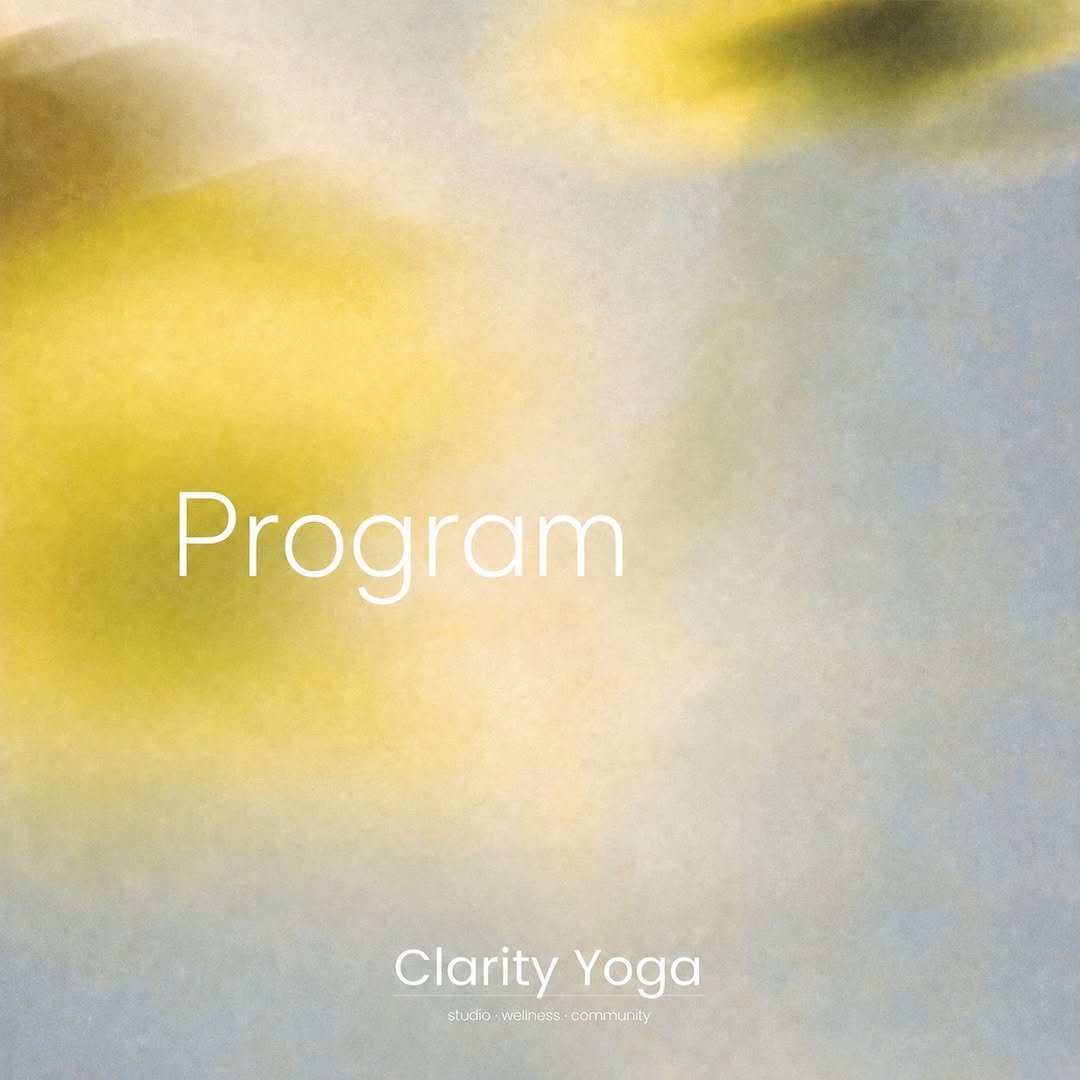 clarity.yoga.seoul 게시물 이미지: ⠀
｜PROGRAM GUIDE｜
클래리티요가 프로그램 안내입니다.
⠀
· 해피...