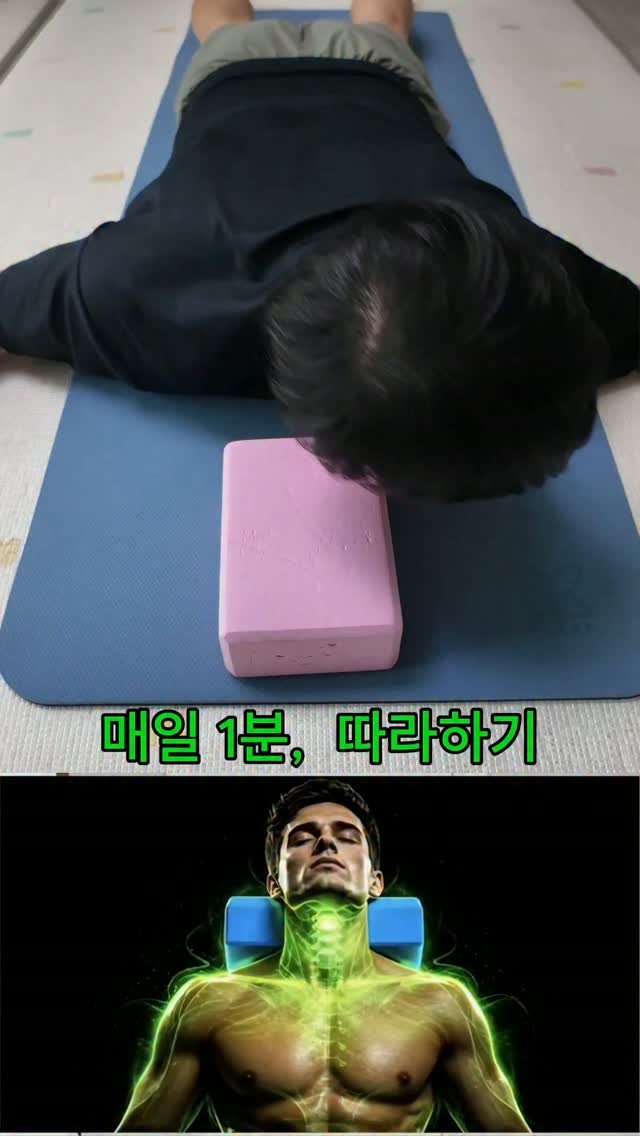 class_1150 게시물 이미지: 요가 블럭으로 할수 있는 간단한 목운동 루틴입니다.
통증이 심할때는 절대 따라하지...