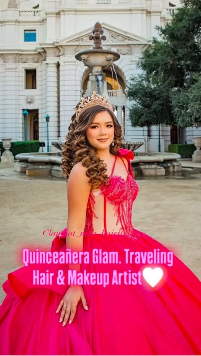 claudiat_mua_hairstylist 게시물 이미지: Myla’s big day!💖 
Now booking 2026-2027...