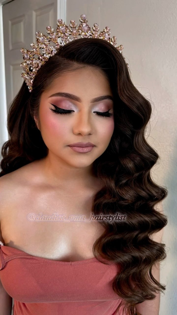 claudiat_mua_hairstylist 게시물 이미지: 👑XV Aurora. Full glam 💕✨ 
Limited Availability...