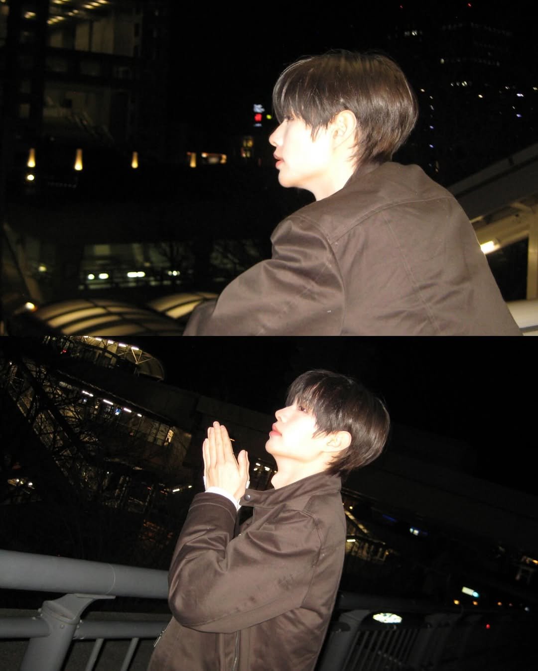 Photo by 𝘾𝙇𝙊𝙎𝙀 𝙔𝙊𝙐𝙍 𝙀𝙔𝙀𝙎 on February 13, 2026. May be an image of one or more people, bangs, duffle coat, cigarette and text.