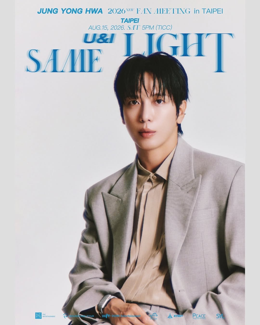 cnblue.official 게시물 이미지: 2026.08.15 2026 JUNG YONG HWA FAN MEETING...