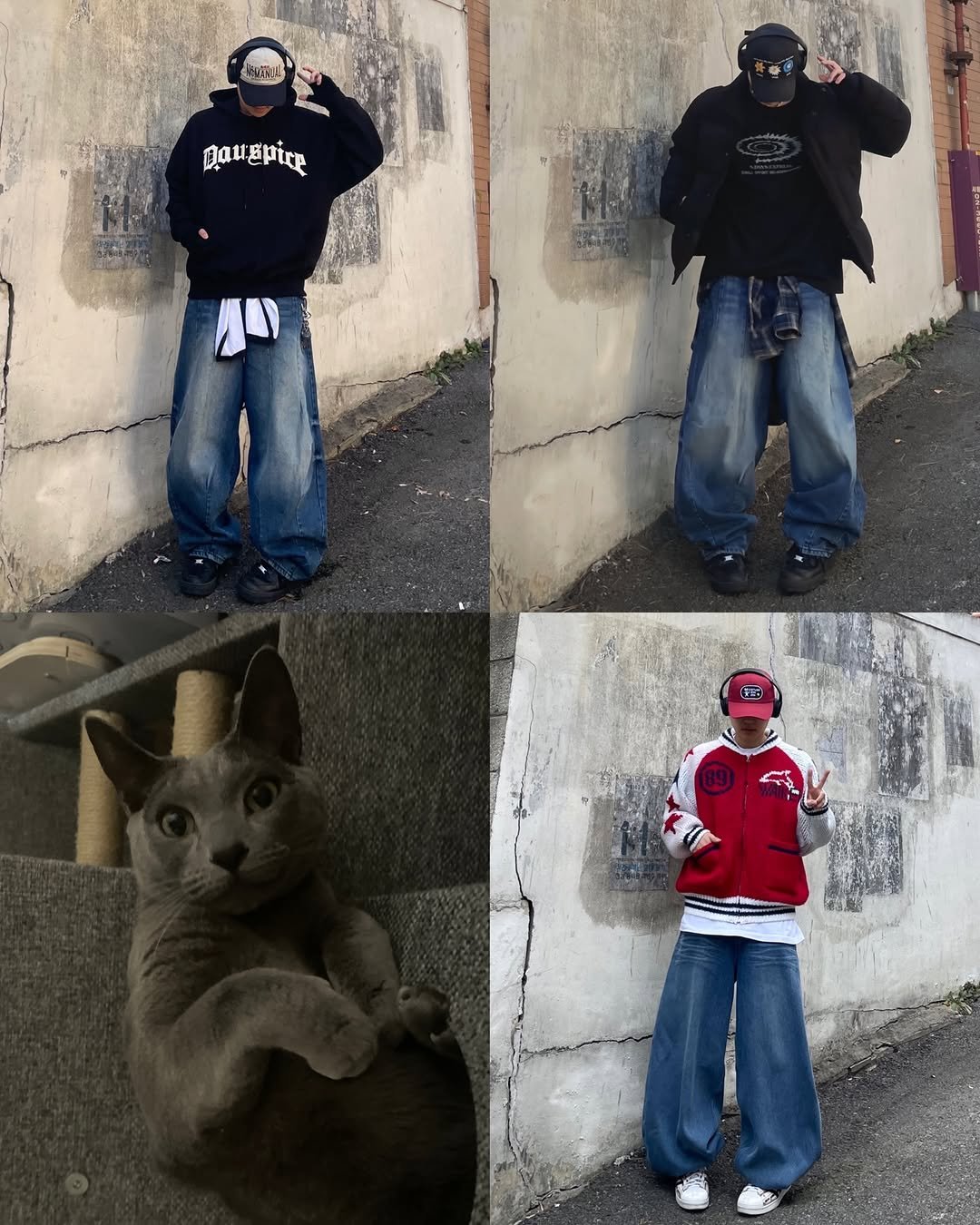 Photo by 정인 on December 31, 2025. May be an image of duffle coat, sweatpants, parka, sweatshirt, face mask and text.