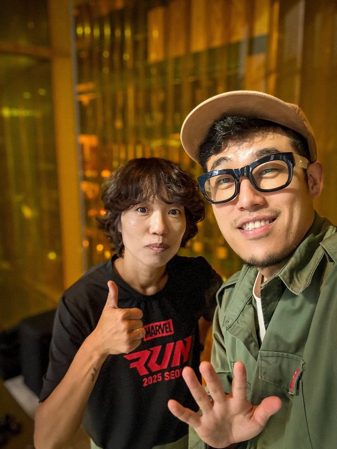 Photo shared by 제이콥 | 나다움 이니시에이터 on October 16, 2025 tagging @selec_running. May be an image of one or more people, eyewear and text.