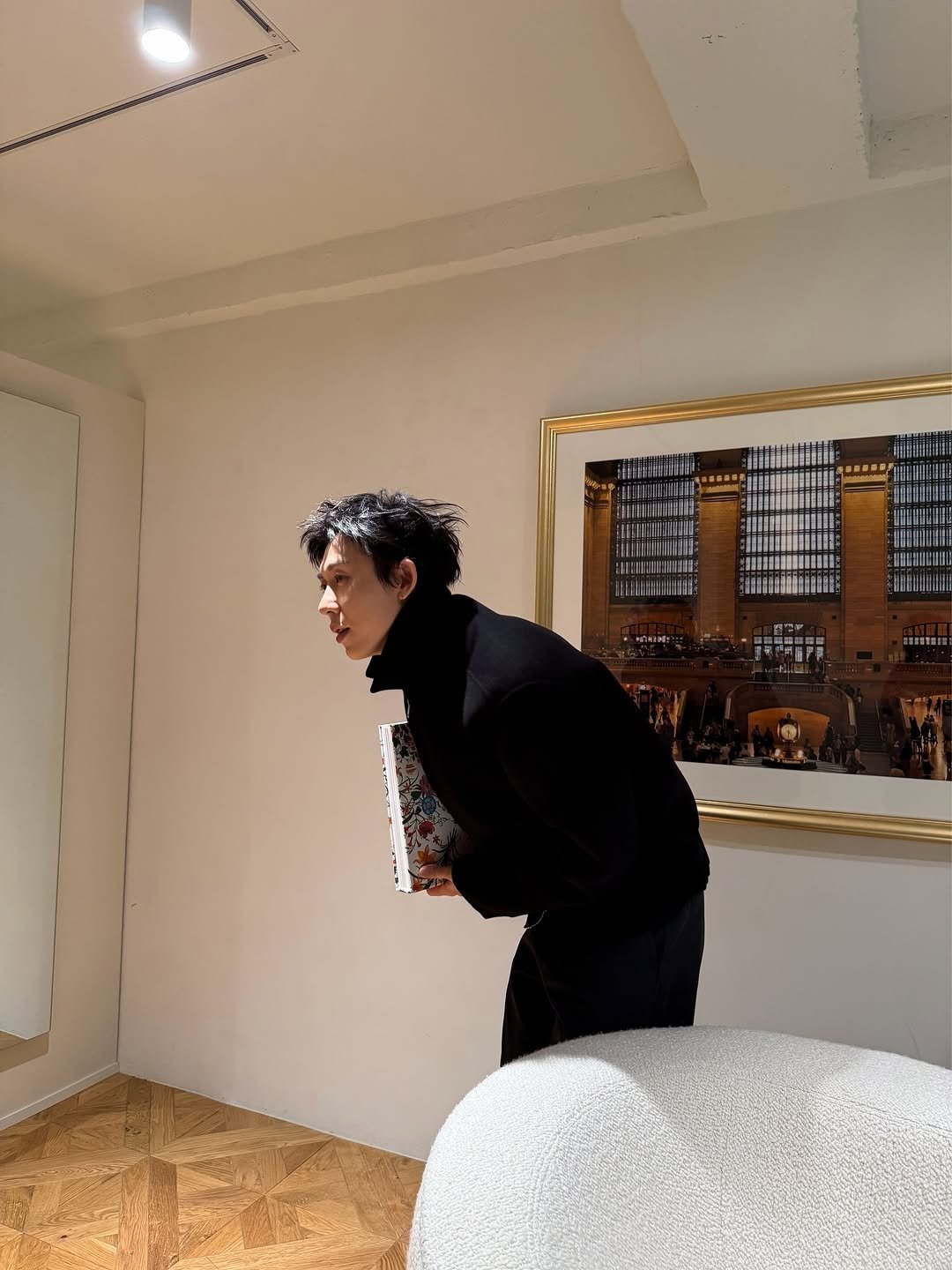 Photo shared by CODE KUNST on September 28, 2025 tagging @gucci. May be an image of duffle coat and text.