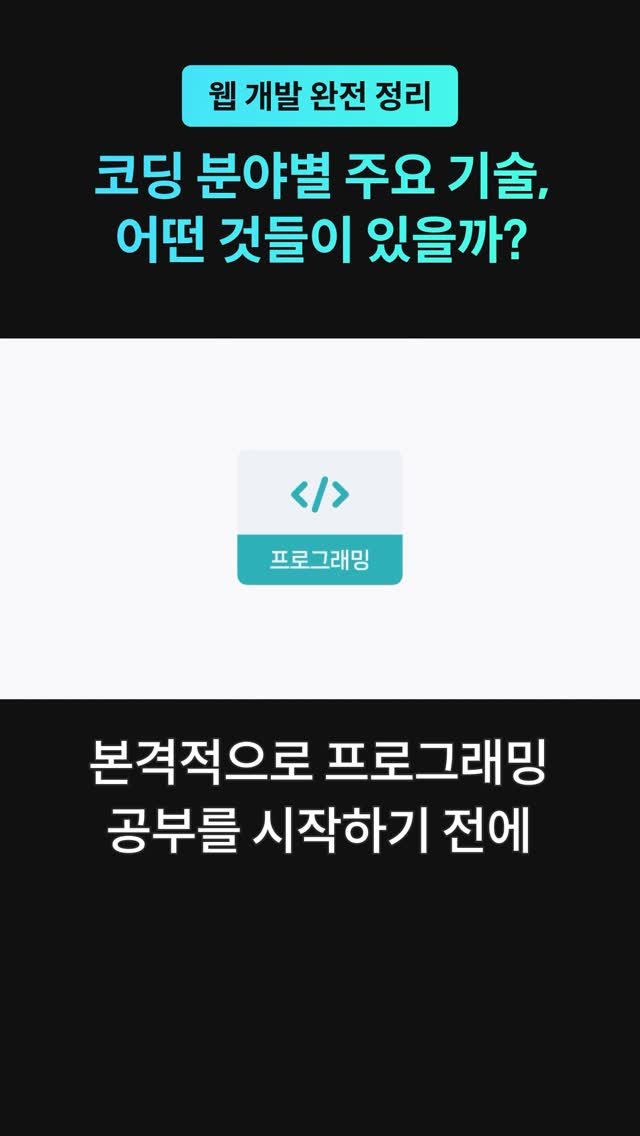 codeit_kr 게시물 이미지: 📌 코딩 분야별 주요 기술, 어떤 것들이 있을까?

프로그래밍을 시작하기...