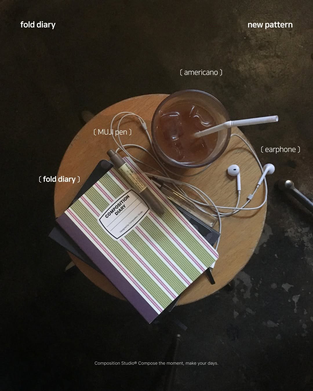 composition_studio_kr 게시물 이미지: [ 한 해를 반으로 접어 보내는 '컴포지션 북 폴드 다이어리' ]

지난번에 출시한...