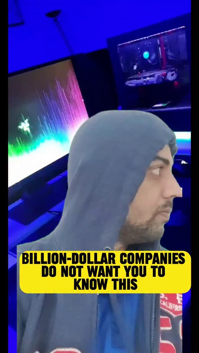 computergeeks91 게시물 이미지: Billion-dollar companies don't want you to...