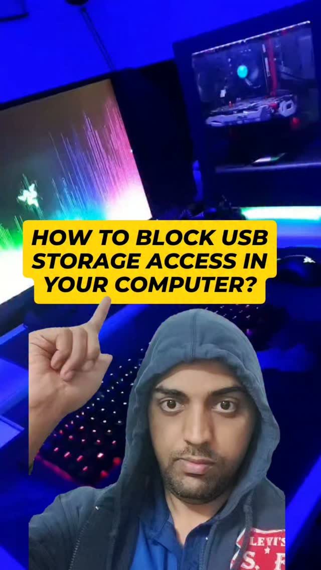 computergeeks91 게시물 이미지: 🔒 How to Block USB Storage Access on Your...