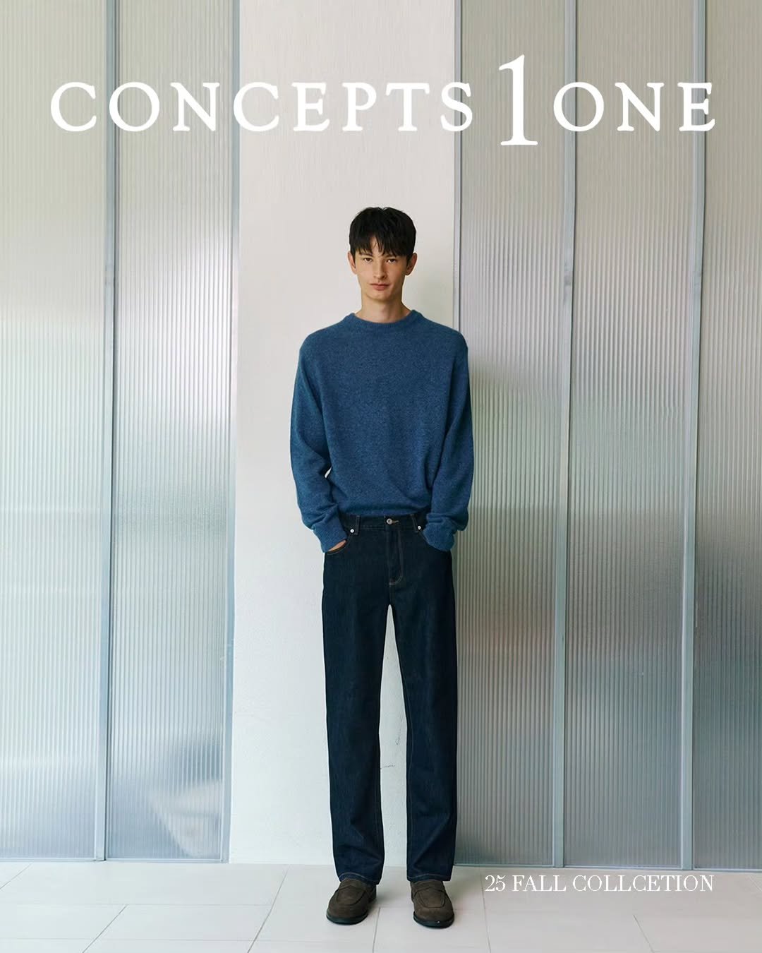Photo by 컨셉원 concepts1one on September 25, 2025. May be an image of duffle coat, top and text that says 'CONCEPTS CONCEPTS1ONE 1 1ONE 25 FALL COLLCETION COLL CETION'.