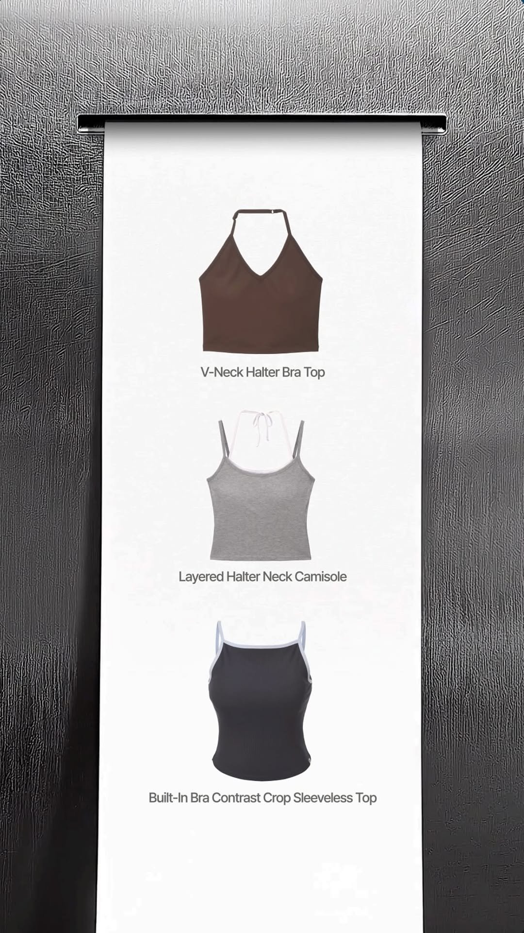conchwear 게시물 이미지: Conch summer top best 3 ☀️

브이넥 홀터 브라탑...