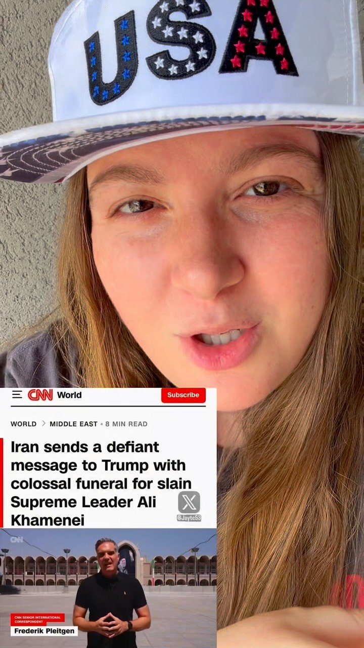 conservativereese 게시물 이미지: CNN will go to Iran to cover a funeral of an...