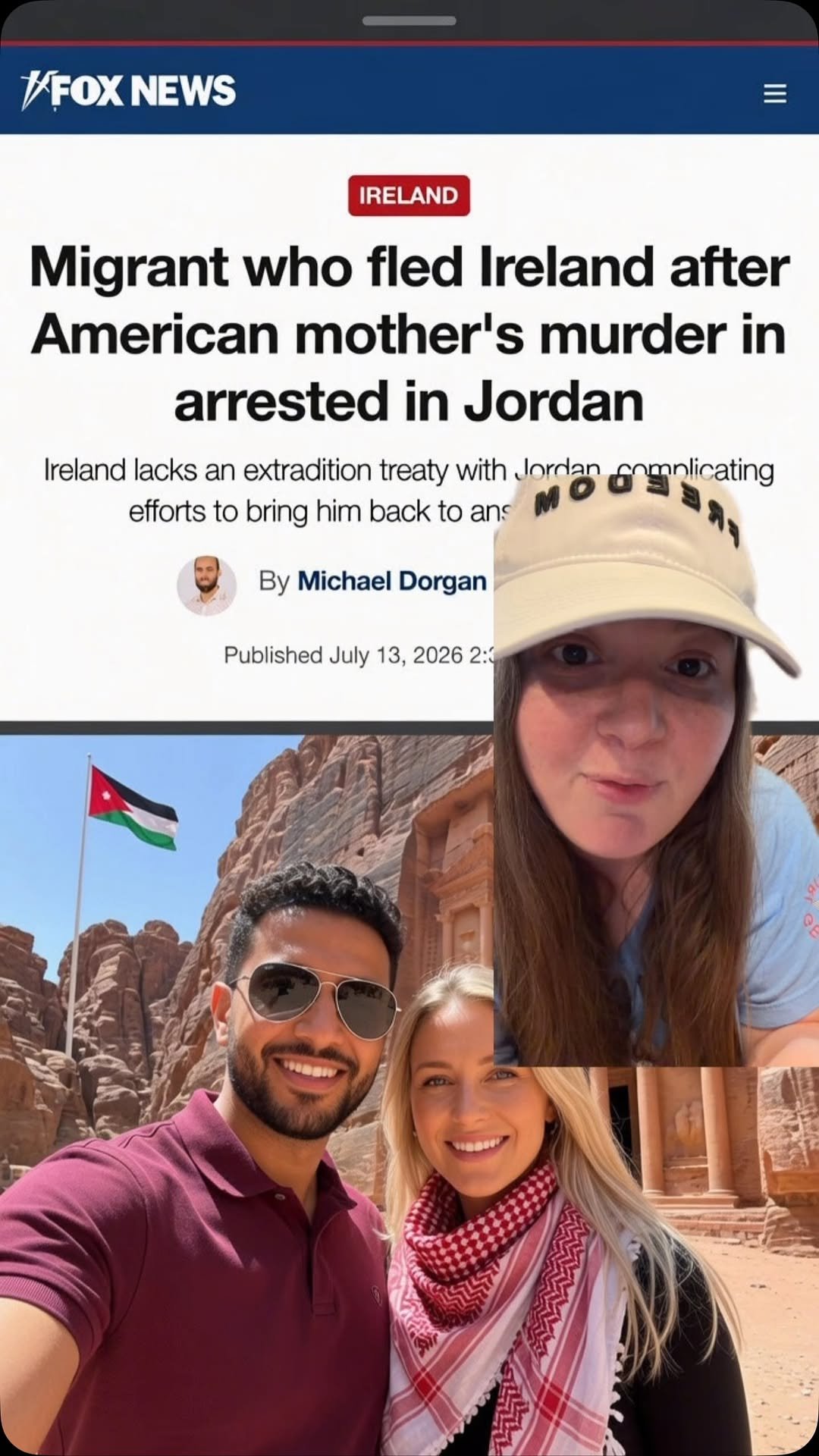 conservativereese 게시물 이미지: Jordanian authorities arrest the migrant that...