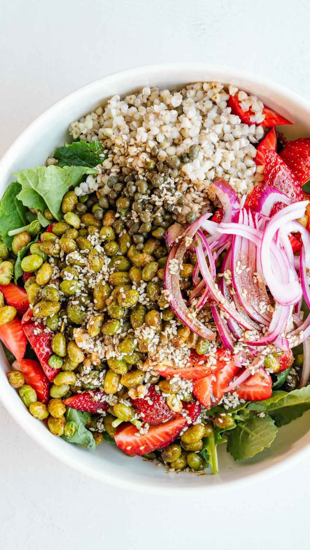 cookingforpeanuts 게시물 이미지: Strawberry Kale Salad. Comment RECIPE for this...