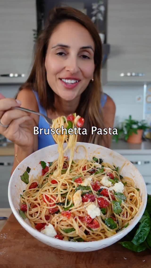 cookingwithayeh 게시물 이미지: Bruschetta Pasta without cooking! Perfect to...