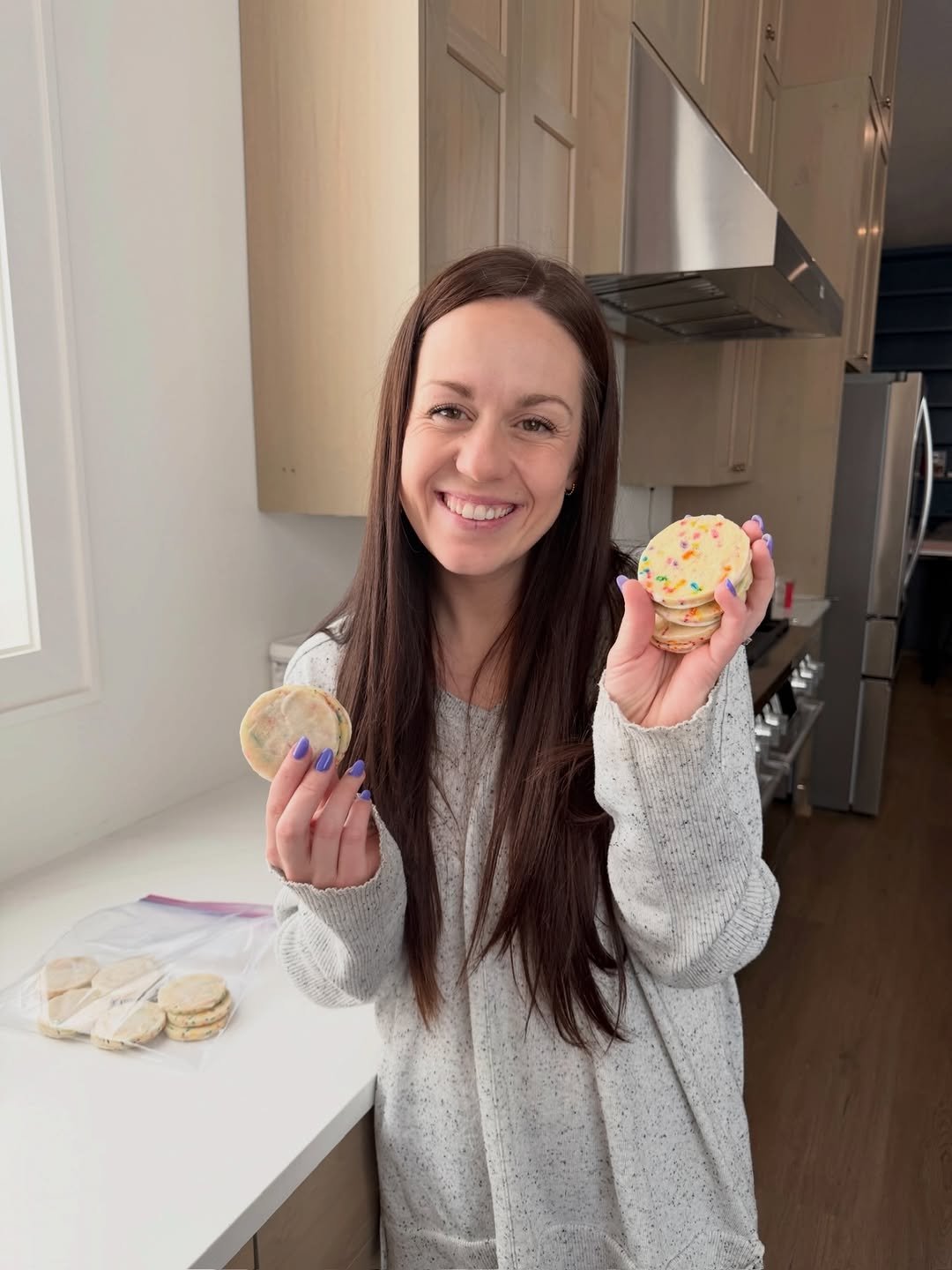 Photo shared by Karli on March 29, 2026 tagging @cookingwithkarli. May be an image of cupcake, cookie and text.