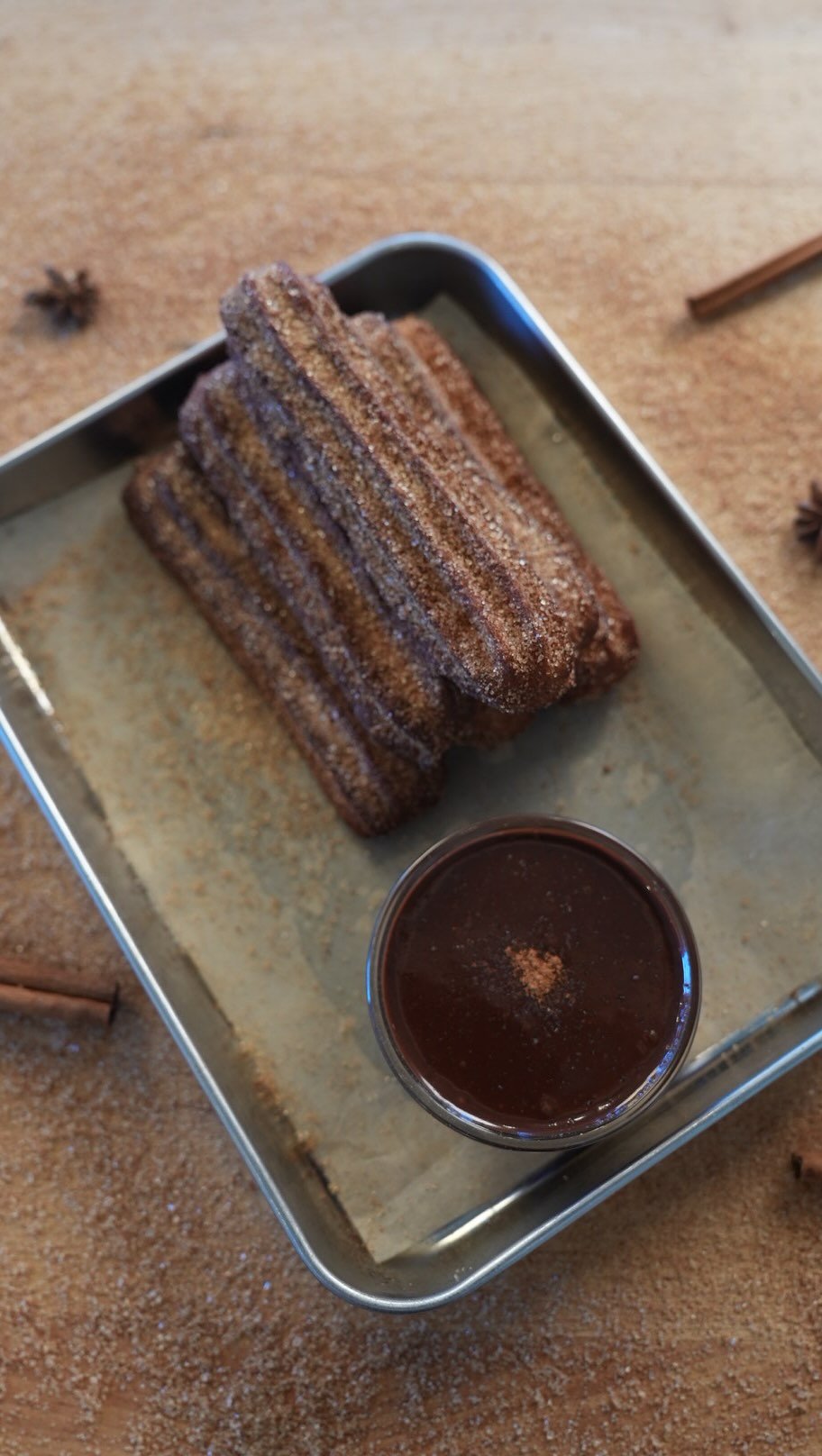 cookingwithkian 게시물 이미지: Churros :) Recipe in bio
