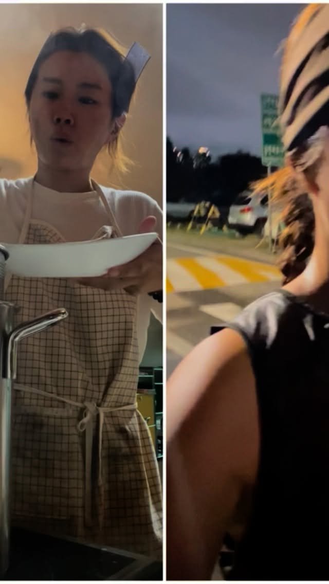 coolpowermom 게시물 이미지: 저녁은 카레우동 해달라는 아이들
돈까스까지 얹어 후다닥 주고
비도 그쳤겠다, 저녁엔...