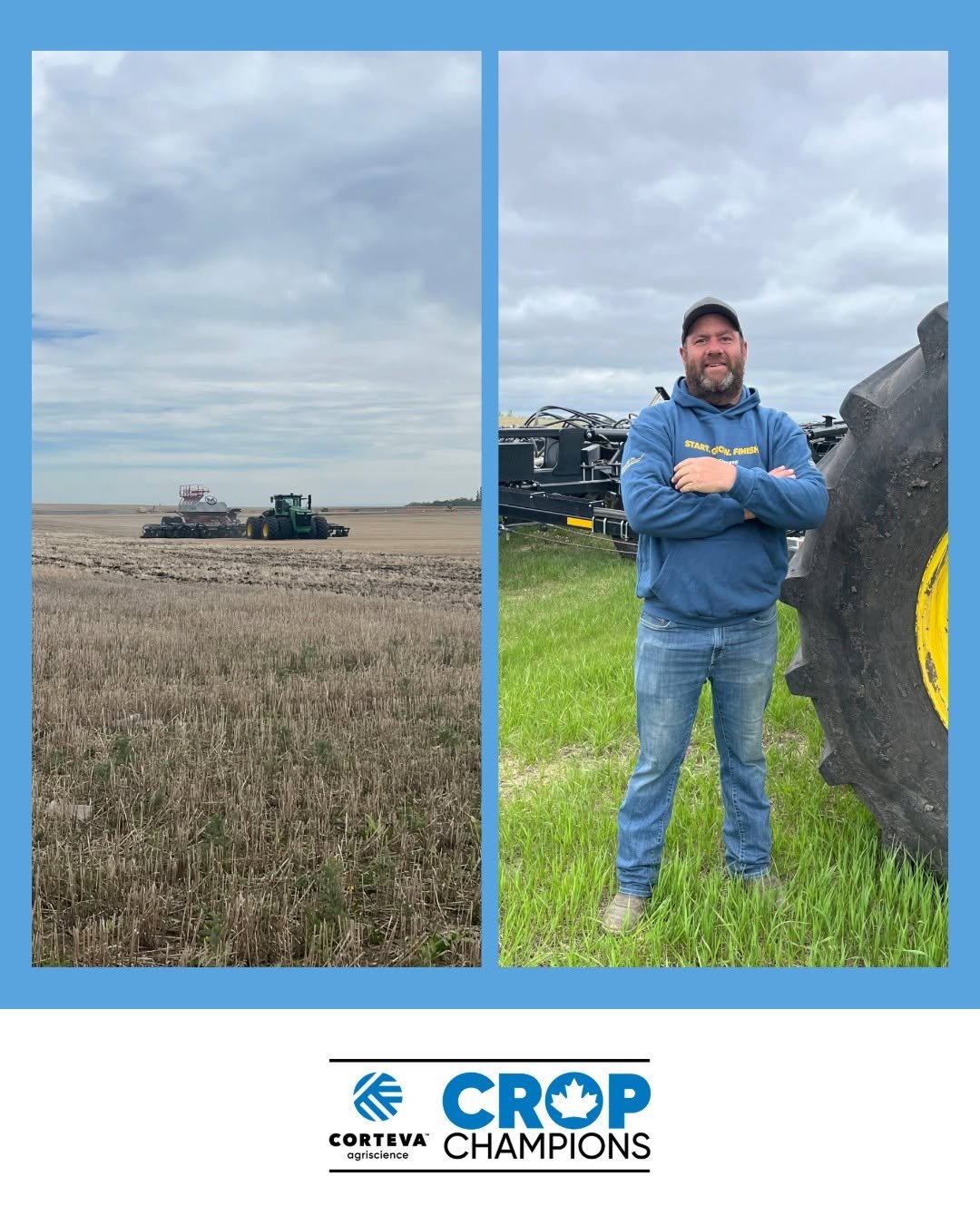 cortevaca 게시물 이미지: Introducing Steve Eckel, farming near Regina,...