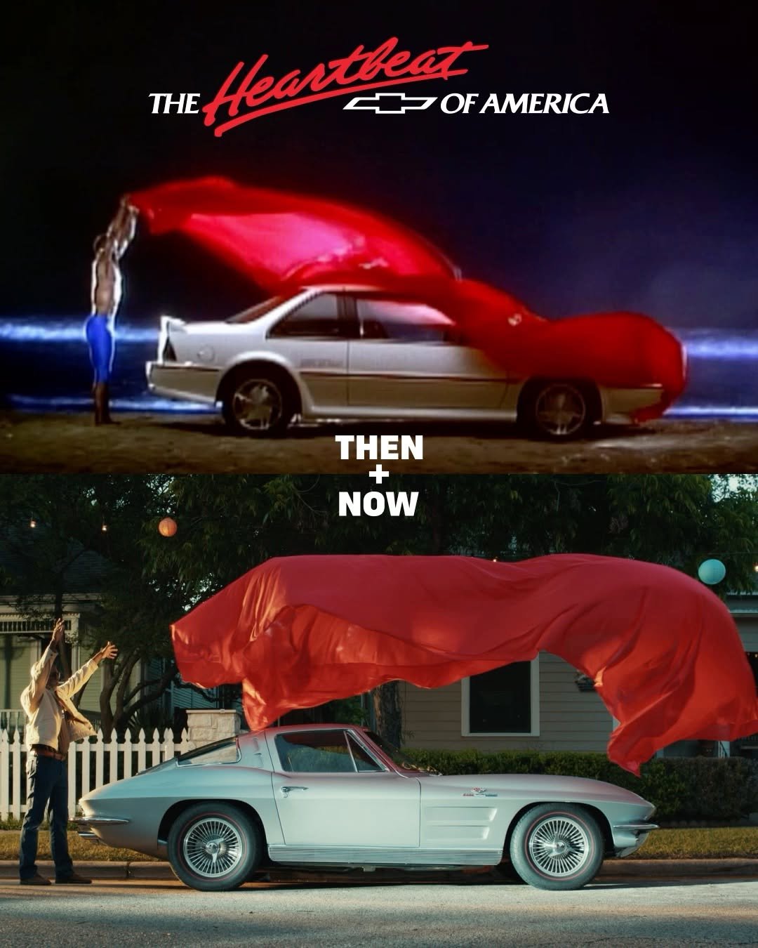 corvette 게시물 이미지: 1980s 🤝 2026 Same heartbeat. New generation.