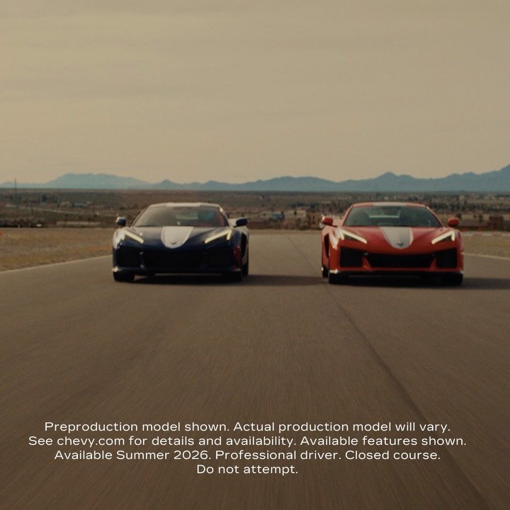 corvette 게시물 이미지: A double dose of exhilaration. #Corvette Grand...