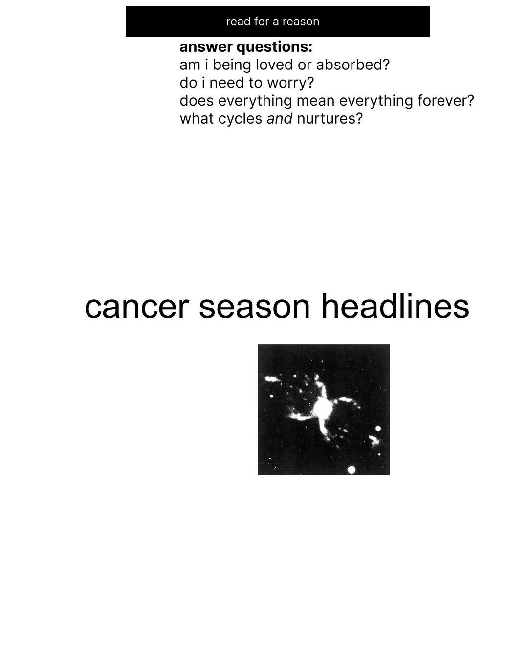 costarastrology 게시물 이미지: News from the deep.