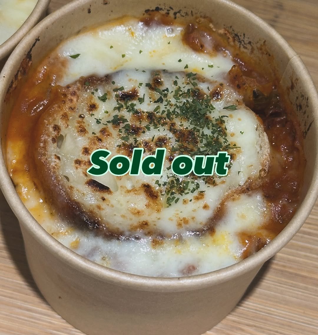 Photo by 쿠드푸드흐/천연발효 유기농 프랑스 베이커리 on September 27, 2025. May be an image of shepherd's pie and text that says 'Soldout Sold out'.