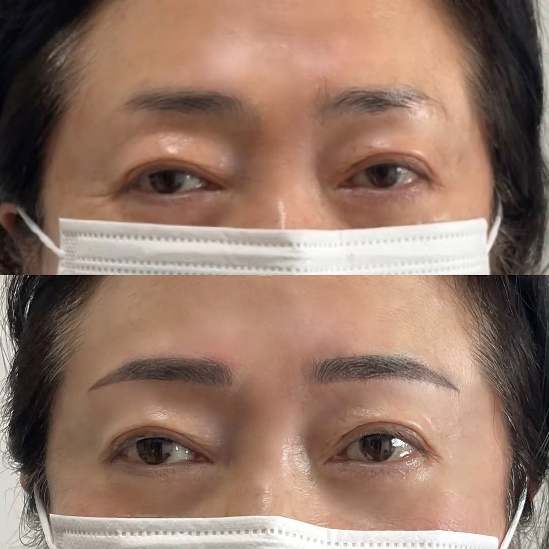 Photo by 검단두피문신 | 눈썹문신 | 입술•아이라인  멜라닌 케어 | 커버핏 대표원장 허은선 in 검단신도시. May be an image of one or more people, eyeliner and text.