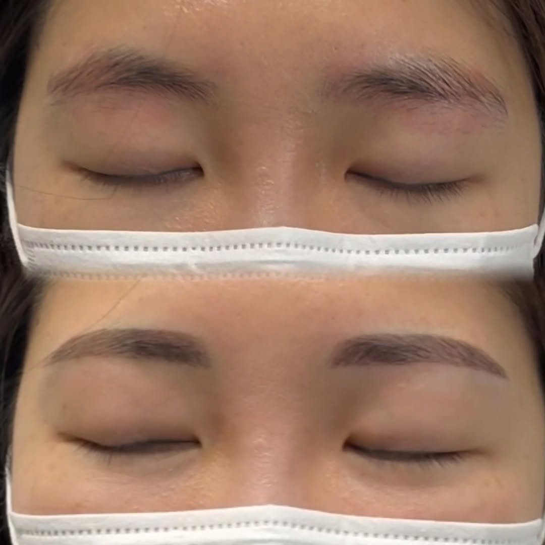 Photo by 검단두피문신 | 눈썹문신 | 입술•아이라인  멜라닌 케어 | 커버핏 대표원장 허은선 in 검단신도시. May be an image of one or more people, eyeliner and text.