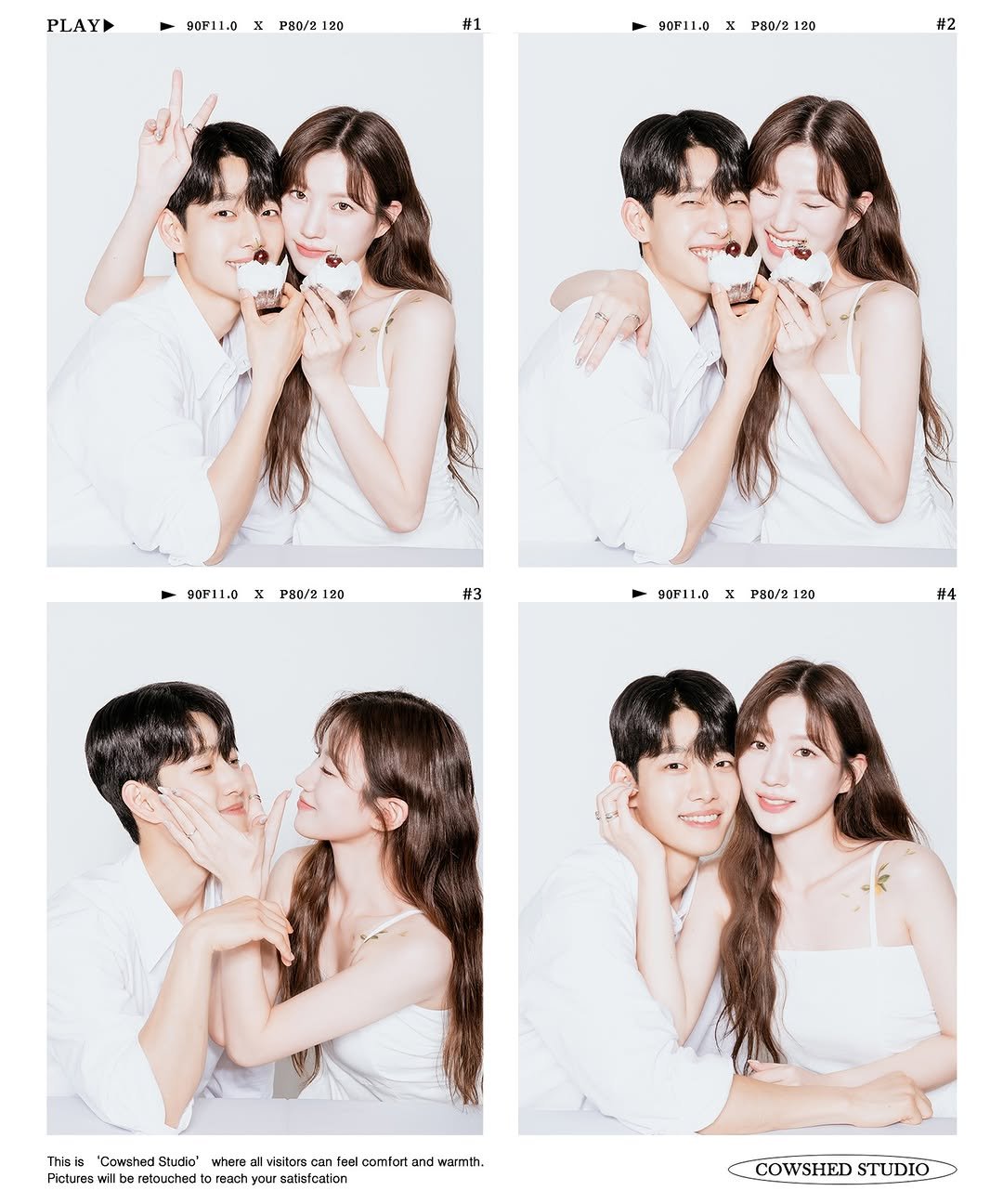 cowshed_studio 게시물 이미지: 외양간 시그니처 커플 4컷 ❤
-
촬영시 디렉팅 다 드리고 있습니다
포즈 걱정...