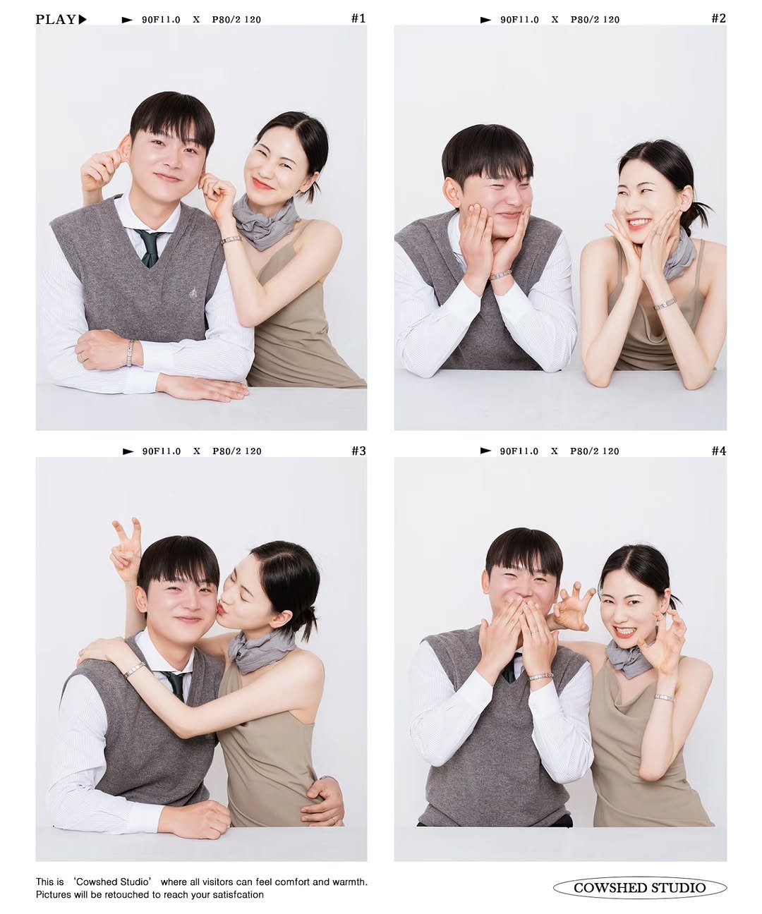 cowshed_studio 게시물 이미지: #커플사진 #커플촬영 #이색사진관