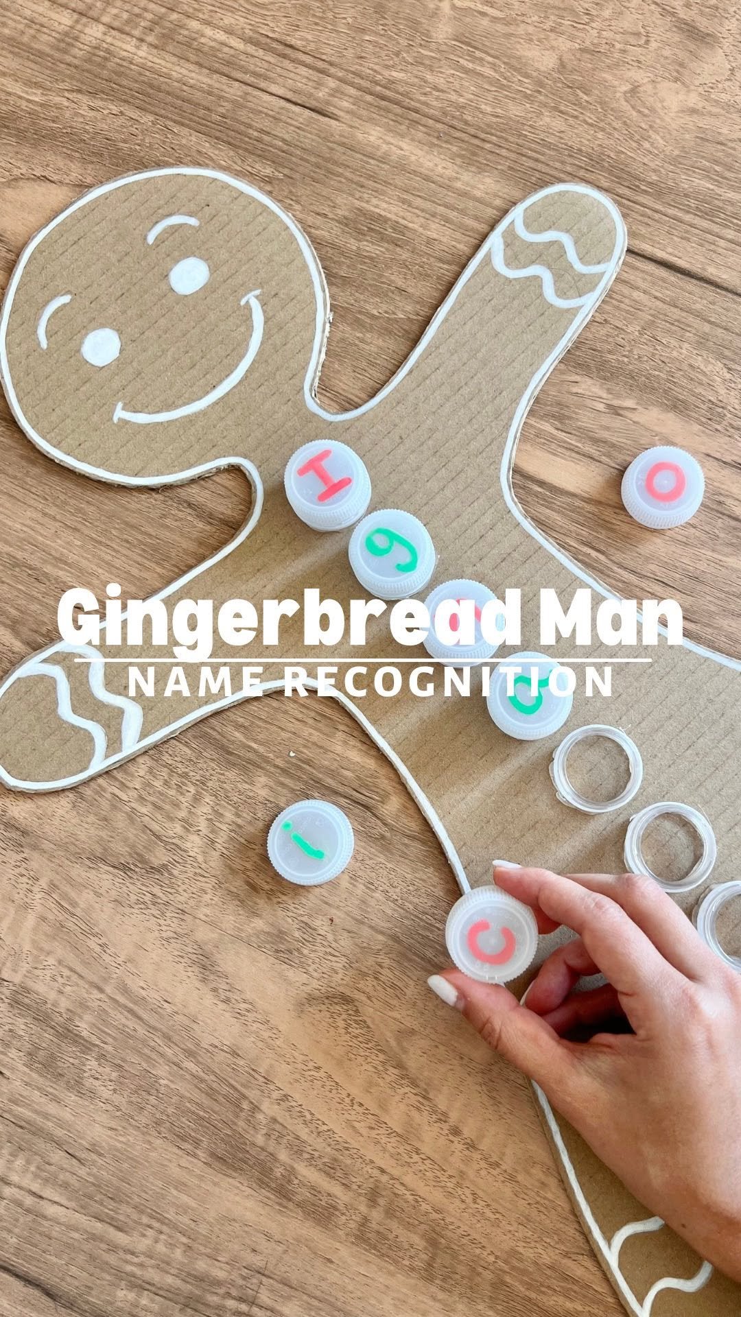 crafty.moms 게시물 이미지: Today we made this giant cardboard gingerbread...