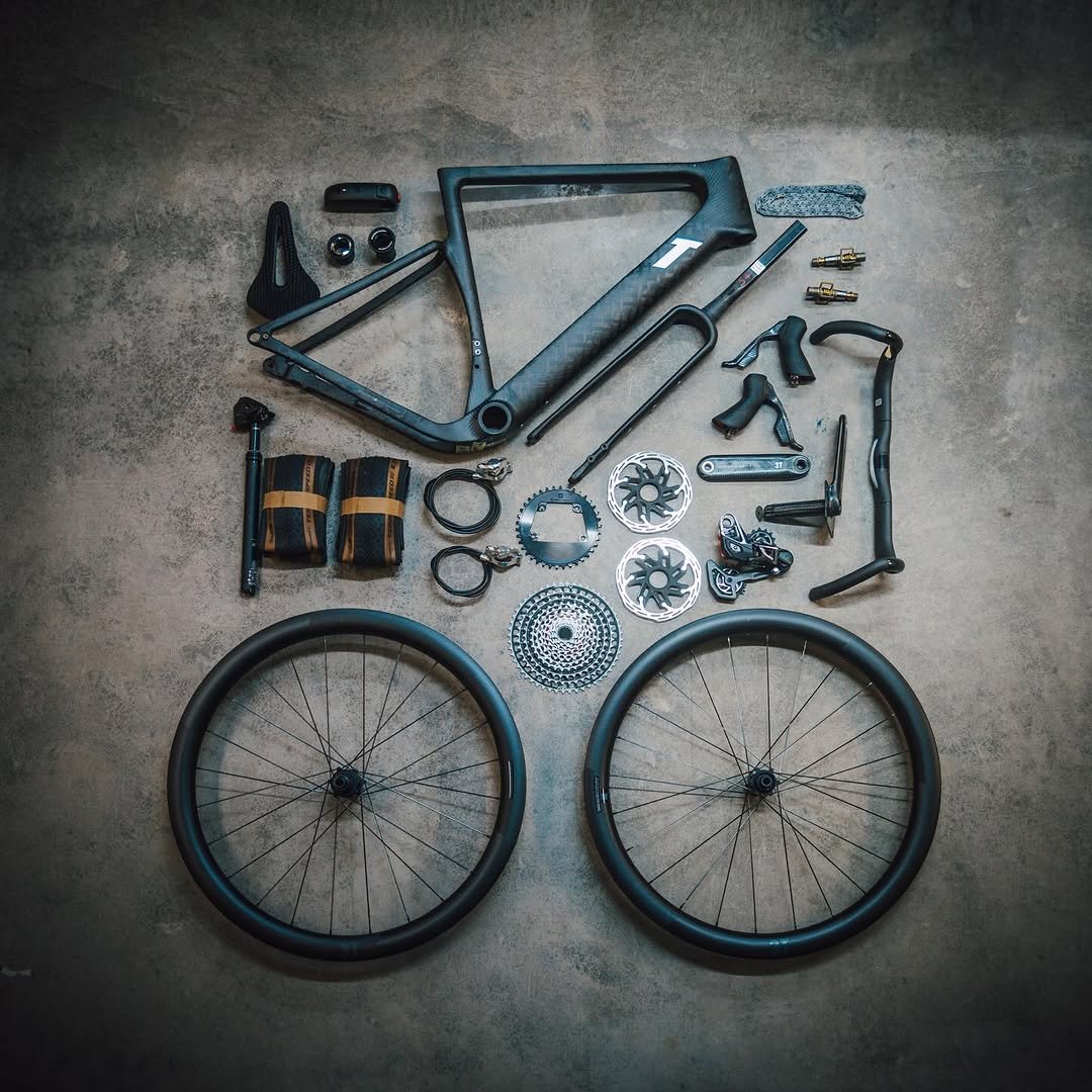 Photo shared by Dream Build on January 14, 2026 tagging @3tbike, @crankbrothers, and @conti_bicycle. May be an image of bicycle and text.