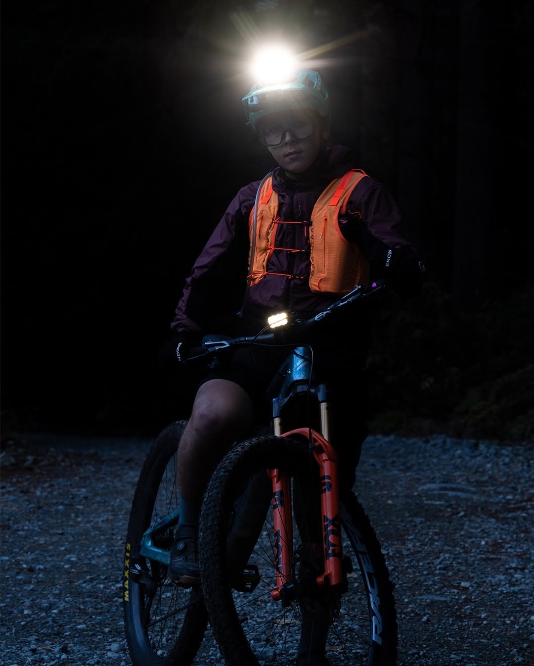 Photo shared by crankbrothers on January 13, 2026 tagging @matthewfmtb. May be an image of bicycle, glasses, outdoors and text.