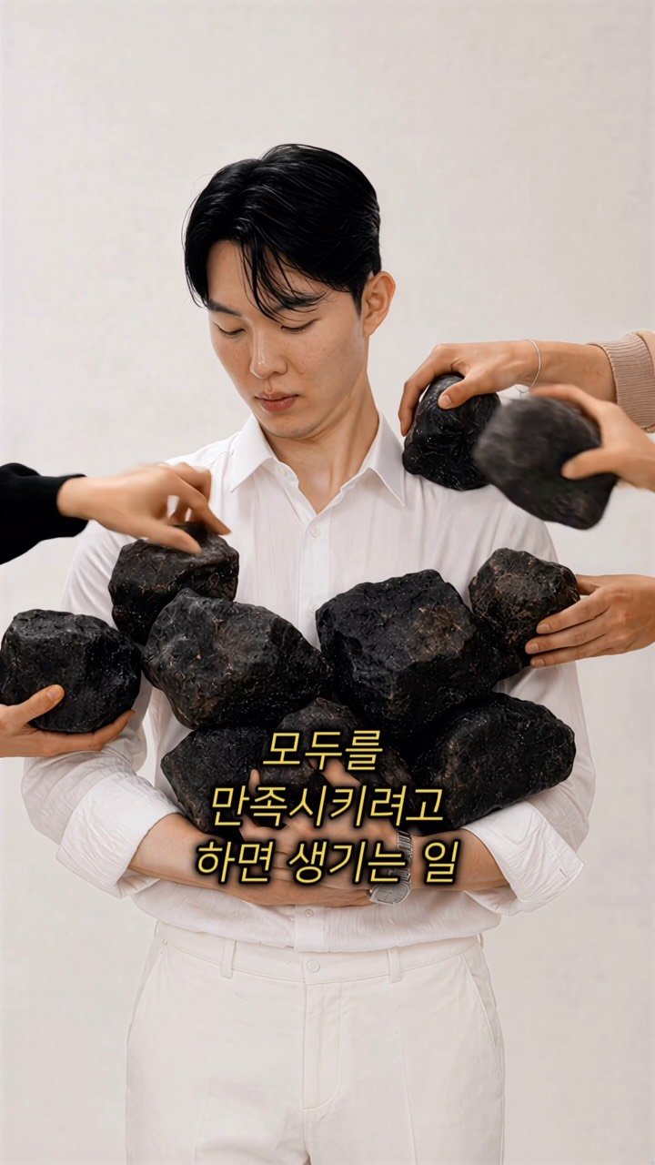crea__tus 게시물 이미지: 모두를 만족시키려고 하면 생기는 일🫩

모두에게 좋은 사람이 되려고 발버둥 치는...