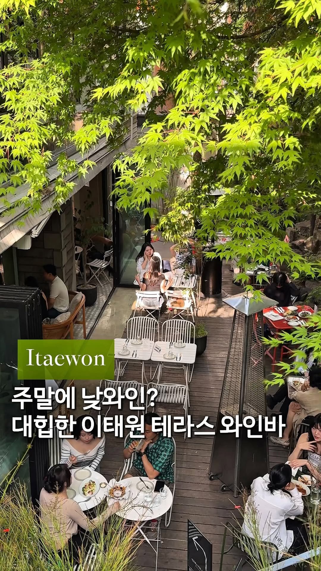 cream_matzip 게시물 이미지: 저장🍃이태원에 낮와인 때리러 가야죠?🍾💗
여기 유럽 아니고 서울 한복판입니다…🫶...