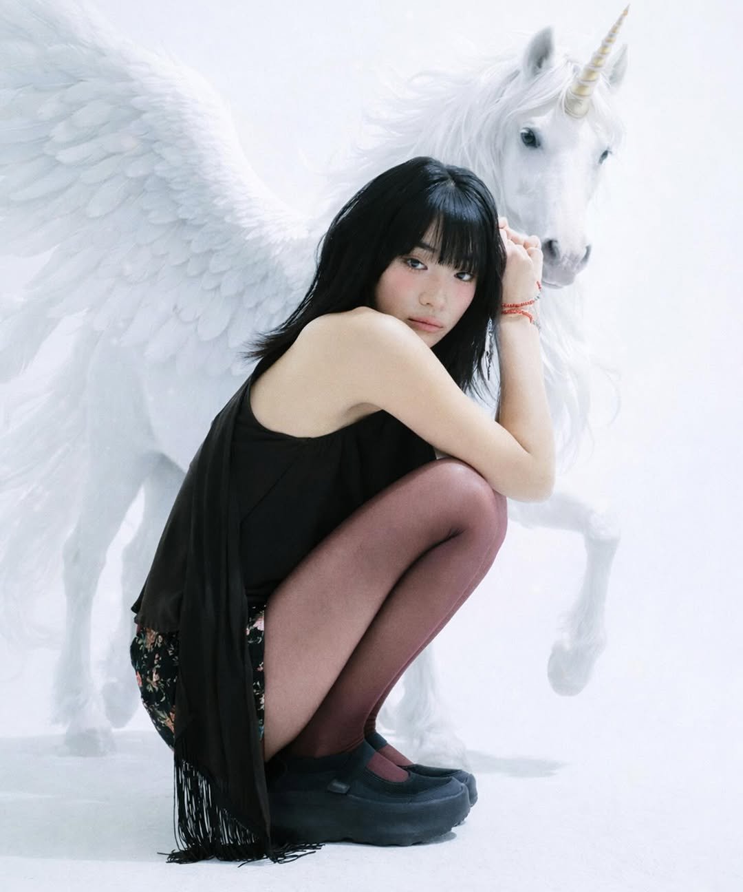 Photo shared by 신다현 on January 10, 2026 tagging @hamyung_kim, and @hayoon.pp. May be an image of one or more people, hair and text.