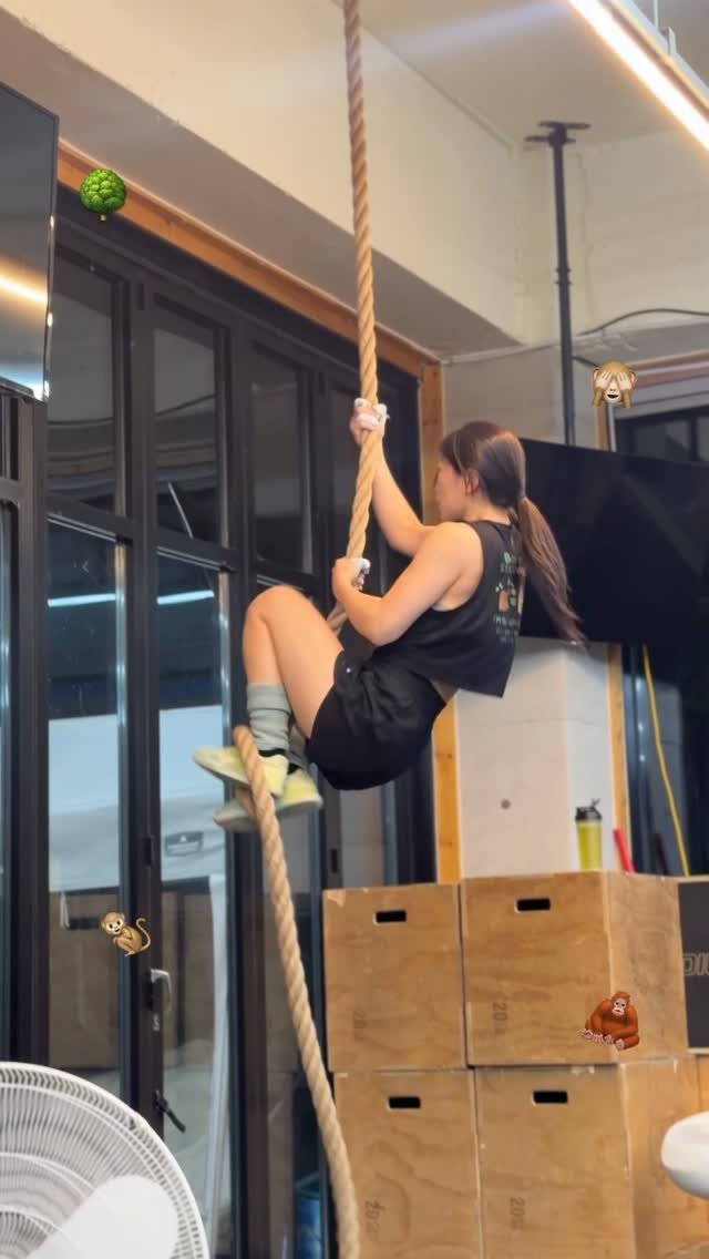 crossfit_ggumnamu 게시물 이미지: 원숭이 꿈나무 🙈🐒🌳
로프 내려오기 스킬 레벨업 중 ... ✨

@nwnd_kr...